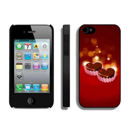 Valentine Chocolate iPhone 4 4S Cases BRS - Click Image to Close